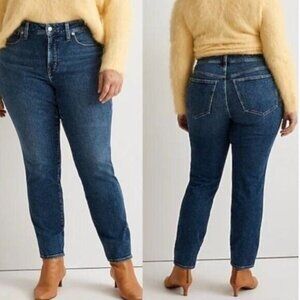 Madewell Jeans 9" Curvy High‎ Rise Skinny Jeans Size 37P Western Rodeo De…